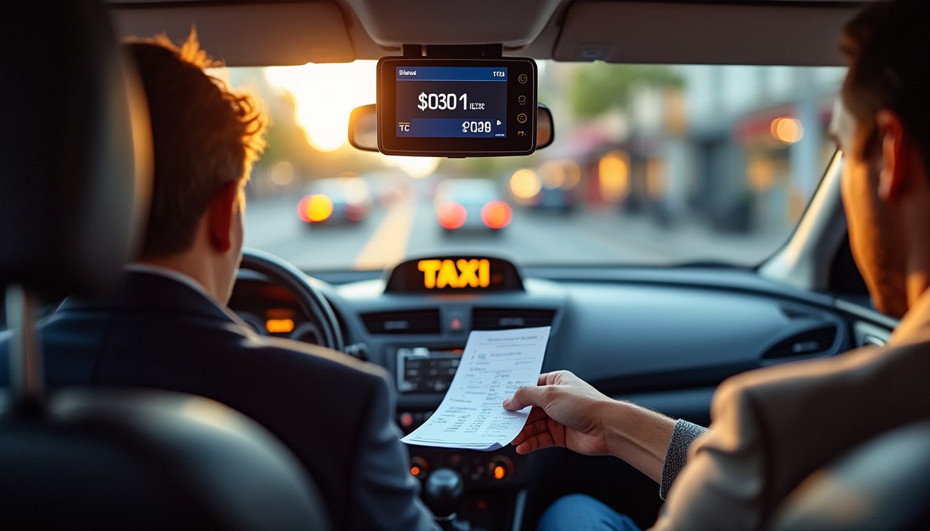 Illustration: Comprendre la fiscalité applicable aux prestations de transport en taxi